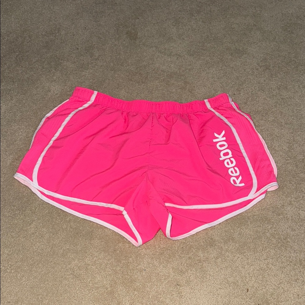 Reebok Pink Athletic Running Shorts